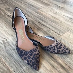 Sam & Libby Cheetah Print Flats - Size 7 1/2